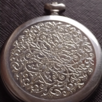 Каса корпус за джобен часовник стар рядък орнаментика за КОЛЕКЦИЯ ЧАСТИ 21992, снимка 3 - Антикварни и старинни предмети - 44774914