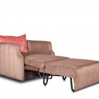 Разтегателен фотьойл, Serio, Кафяв, снимка 3 - Дивани и мека мебел - 40119863