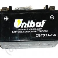 Акумулатор UNIBAT CBTX7A-BS 12V/6AH , снимка 1 - Части - 39343577