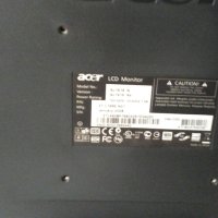 Продавам LCD монитор Acer 19" в отлично състояние , снимка 2 - Монитори - 42517064