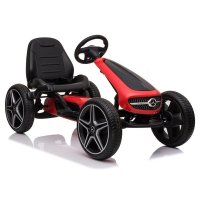 Картинг Mercedes Pedal Go Kart с меки гуми, лицензиран модел, снимка 6 - Други - 40756854