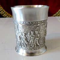 Чаша за ракия,шот от калай,средновековен поход. , снимка 7 - Антикварни и старинни предмети - 44237137
