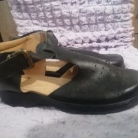 Дамски кожени сандали, снимка 2 - Дамски ежедневни обувки - 42001240