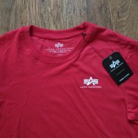 alpha industries 188505/328 speed red - страхотна мъжка тениска НОВА, снимка 9 - Тениски - 40251408