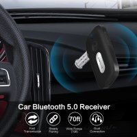 SIMOLIO Bluetooth AUX адаптер за кола, безжичен Bluetooth приемник 3,5 mm, снимка 2 - Аксесоари и консумативи - 44482969