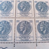 Пощенска марка 1968 Италия 200 лири , снимка 4 - Филателия - 42595603