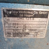 Немски монофазен шмиргел, снимка 3 - Други машини и части - 41951606