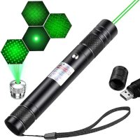 Мощен силен зелен лазер 303 лазерна показалка устройство с регулируем фокус със 4 бр. приставки , снимка 12 - Други спортове - 41608936