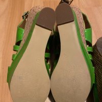 Дамски обувки номер 36 - зелени, снимка 2 - Сандали - 34644647
