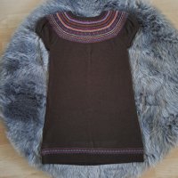 Кафява блуза плетиво H&M, S размер, снимка 2 - Туники - 40900162