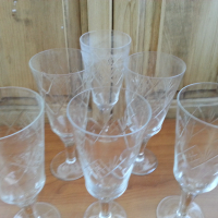 Кристални чаши , снимка 4 - Антикварни и старинни предмети - 36173688