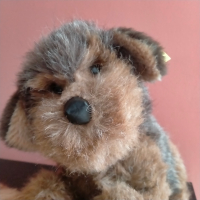 Колекционерска мека играчка Steiff Hund Junior Lumpi 2885/28, снимка 13 - Колекции - 44808475