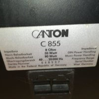 CANTON C855-SPEAKER SYSTEM-ВНОС SWISS 0902221822, снимка 8 - Тонколони - 35732658
