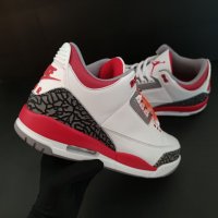 Nike Air Jordan Retro 3 Fire Red Размер 47 Номер Нови Обувки , снимка 2 - Кецове - 39001392