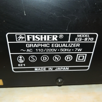 FISHER EQ-870 MADE IN JAPAN-ВНОС SWISS 1404221652, снимка 14 - Ресийвъри, усилватели, смесителни пултове - 36458300