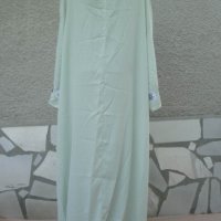 5XL Нова дълга рокля Shein в резедаво , снимка 7 - Рокли - 41957291