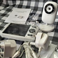 Ново Бебешки монитор с камера и аудио 3.5 HD екран/Нощно виждане/Бебе , снимка 7 - Друга електроника - 41327719