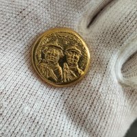 Златен солид на император Констанс II - Replica, снимка 2 - Нумизматика и бонистика - 41627930