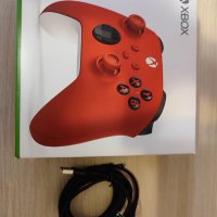 Xbox Wireless Controller Pulse Red + Rechargeable Battery + 3M USB-C, снимка 7 - Аксесоари - 44143259