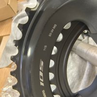 Курбел шосе shimano 105 F-R7000 2x11 / 34-50T ,39-53Т/170/175mm road, снимка 5 - Части за велосипеди - 41933342