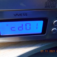  Vivess KRCD 2920 - radio clock cd stereo system, снимка 8 - Други - 34776808