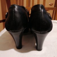 Дамски черни елегантни обувки, снимка 3 - Дамски обувки на ток - 38639095