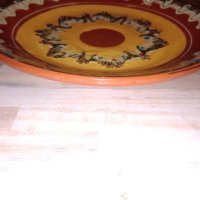 Стара керамична чиния 2, снимка 4 - Антикварни и старинни предмети - 44199240