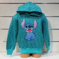 Нов детски суичър с дигитален печат Стич (Stitch) в цвят зелен меланж, снимка 7 - Детски анцузи и суичери - 38995993