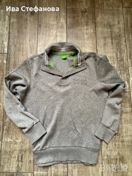  Нова спортна елегантна оригинална блуза Hugo Boss сива , снимка 1