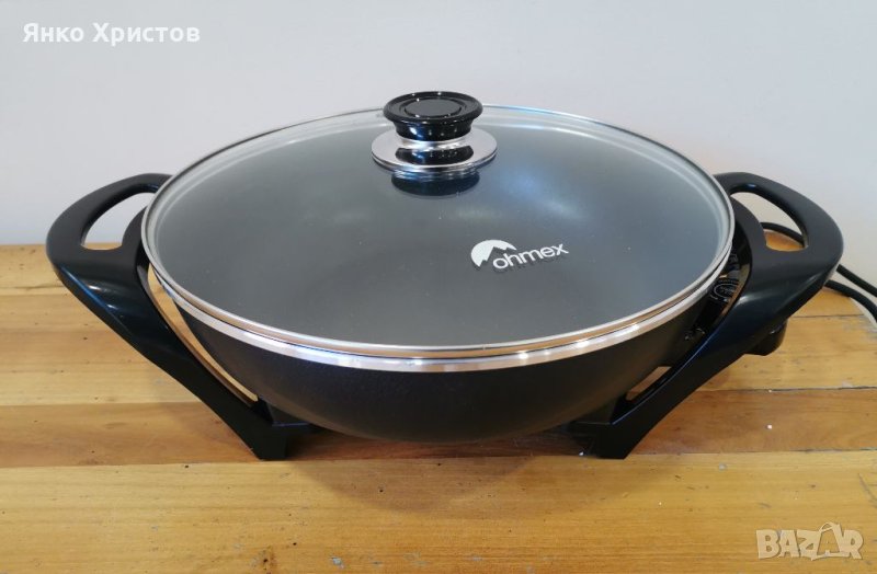 OHMEX OHM-WOK-5050 Електрически уок 1500 W Диаметър 33 см , снимка 1