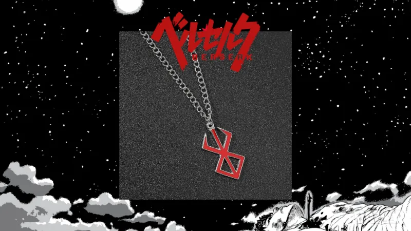 Berserk синджир ланец верижка медальон / БЕРСЕРК / anime, снимка 1