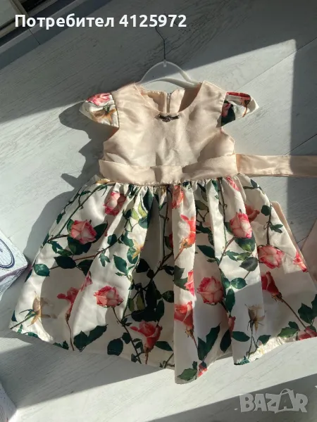 Красива детска рокля за 6-7 години, има нужда от корекция, снимка 1