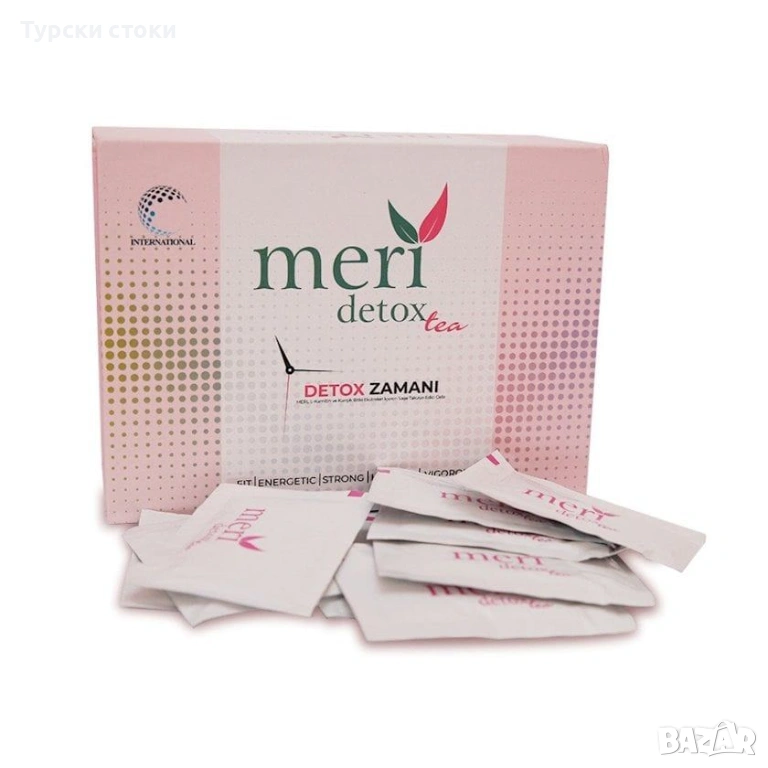 Meri Detox чай за детокс и отслабване 60 сашета, снимка 1