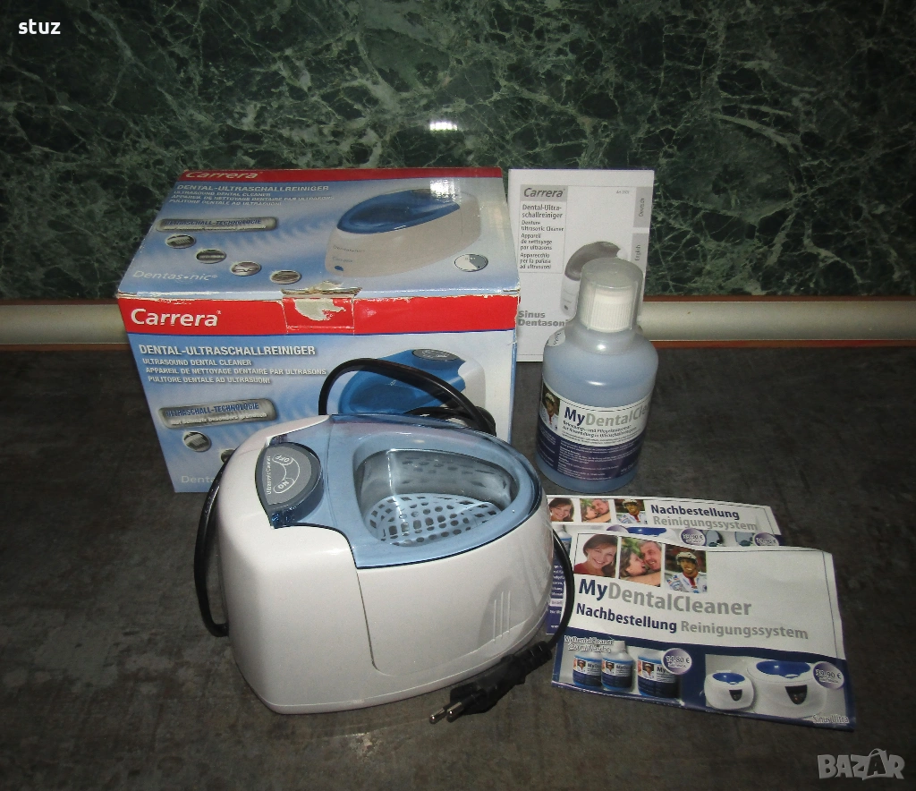 Ултразвукова ваничка за почистване на зъбни протези, бижута, украшения, снимка 1