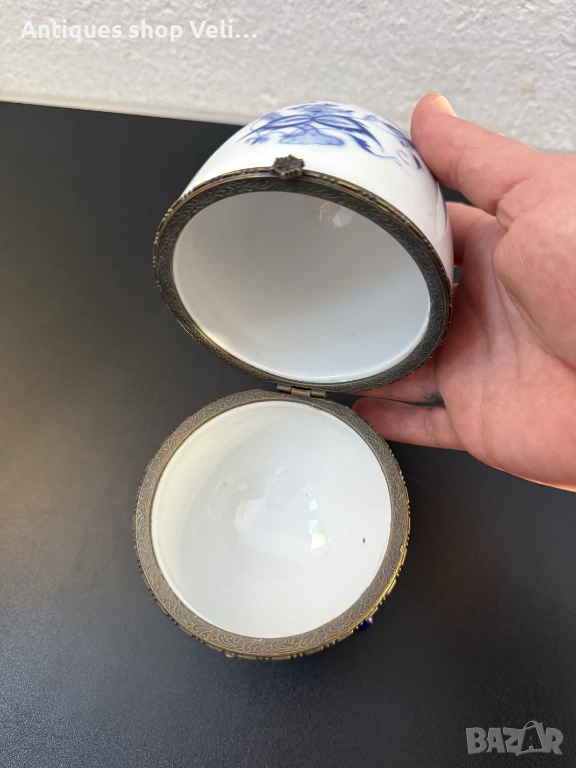 Порцеланово яйце тип Meissen №7743, снимка 1