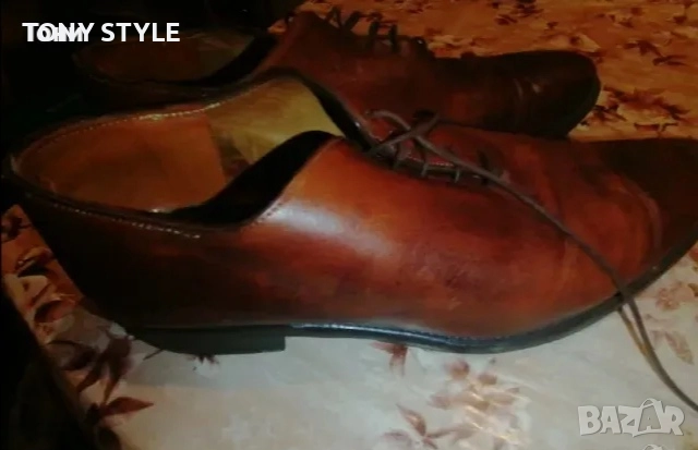 REGENT Нови Мъжки Обувки Изцяло от Естествена Кожа 43, снимка 1