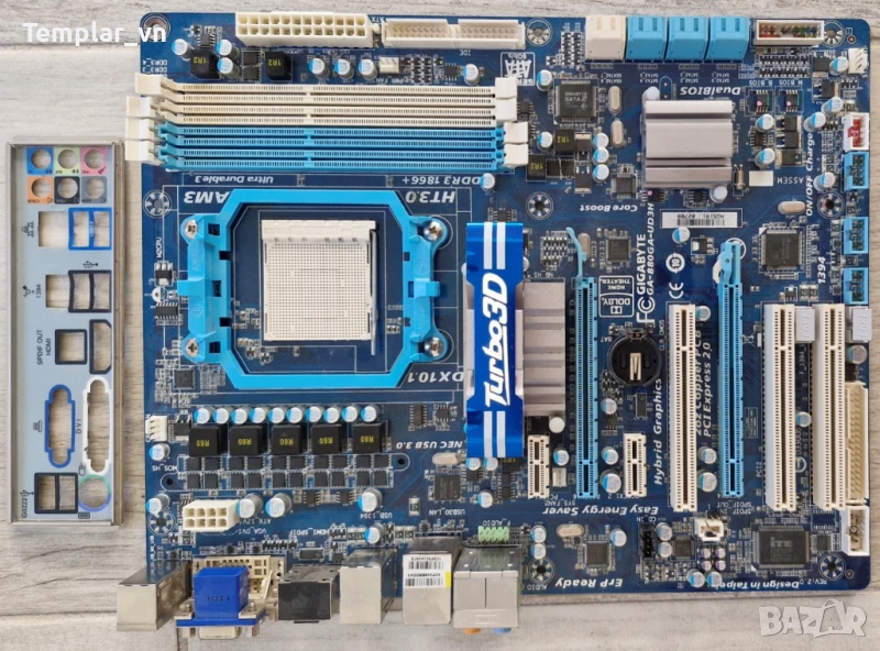 Gigabyte GA-880GA-UD3H socket AM3, снимка 1
