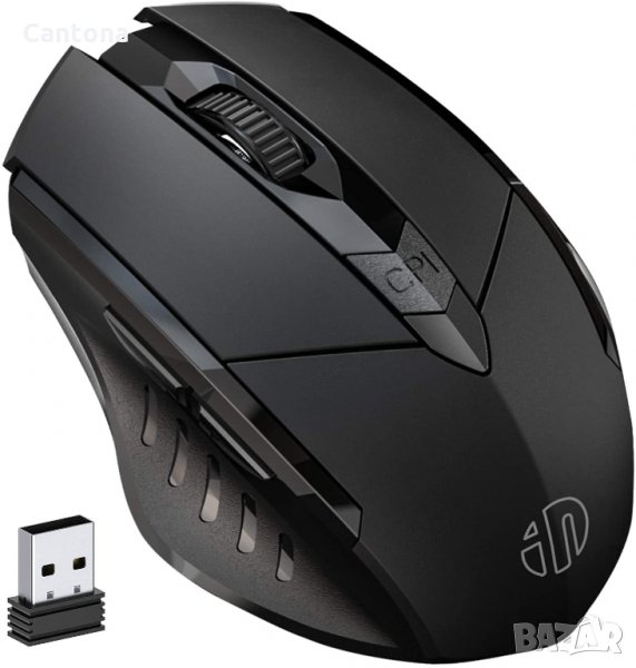 Безжична гейминг мишка Inphic PM6,  2,4 G, USB зареждане, снимка 1