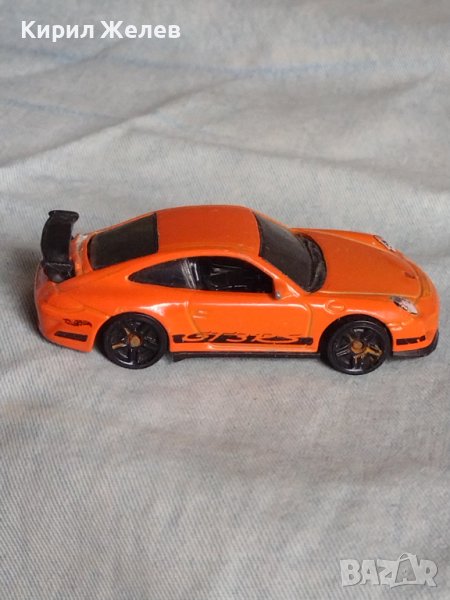 Метална количка PORSCHE 911 MADE IN MALAYSIA спортен модел за КОЛЕКЦИЯ ДЕКОРАЦИЯ 19037, снимка 1