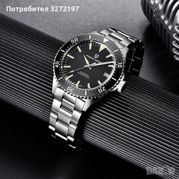 PAGANI DESIGN DIVER'S автоматичен часовник с Японски маханизъм SEIKO NH35,стъкло сапфир,водоустойчив, снимка 1