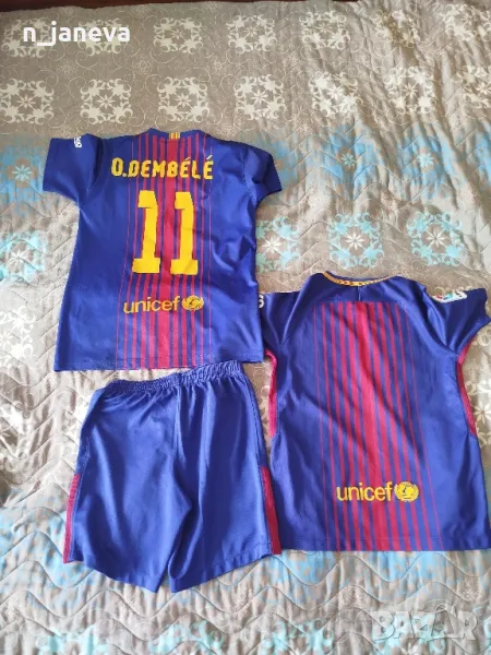 екип на Барселона за ръст 137-147см., снимка 1