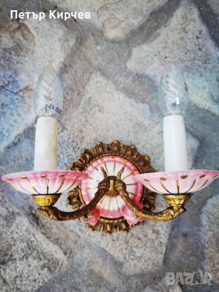 Старинен аплик двоен, снимка 1