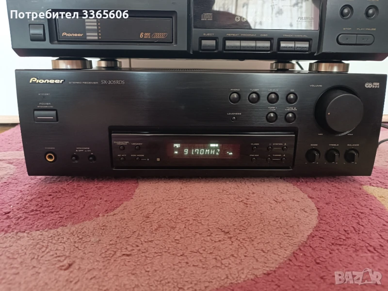  Стерео ресиивър и CD  Pioneer , снимка 1