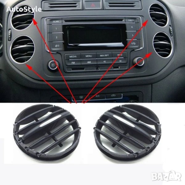 Духалка парно климатик за Vw Tiguan Volkswagen решетка, снимка 1