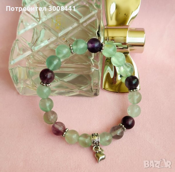 Гривна от фЛУОРИТ  –  камъкът на ГЕНИЯ, снимка 1