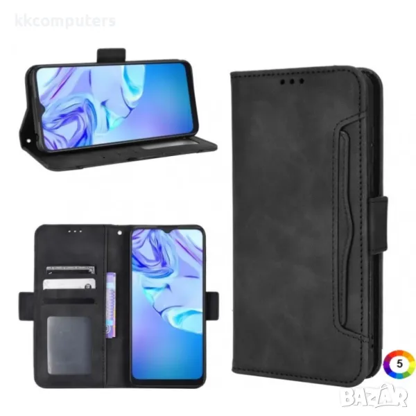 TCL 30 SE / 30 E / 306 / 305 / Sharp Aquos V6 Wallet Калъф и Протектор, снимка 1