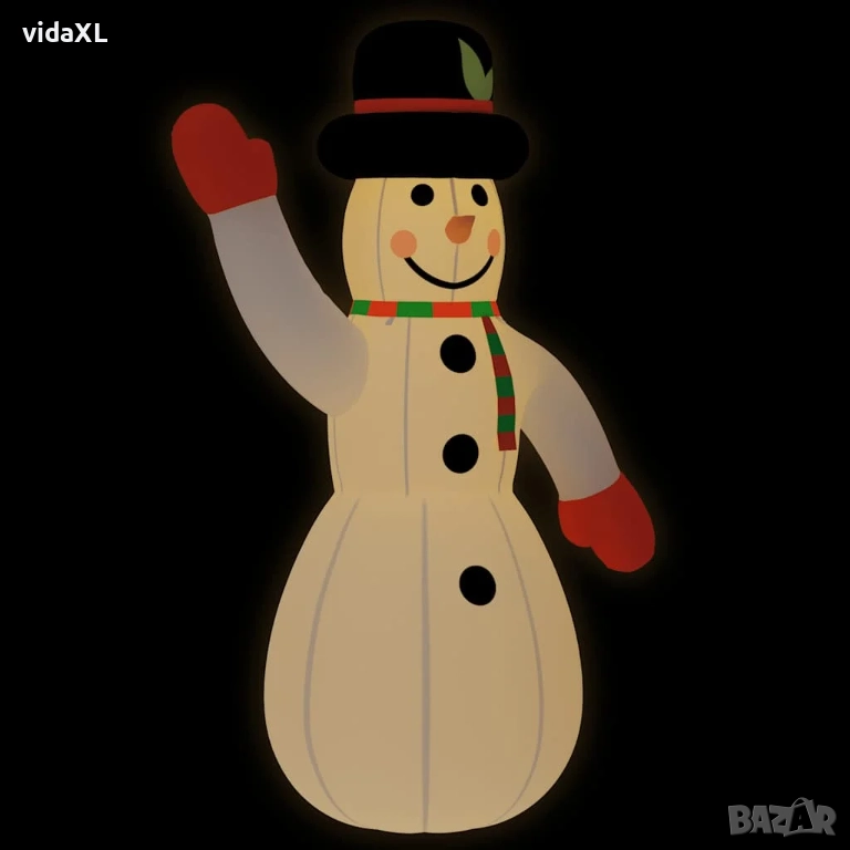 vidaXL Надуваем Дядо Коледа с LED 455 см(SKU:345279), снимка 1