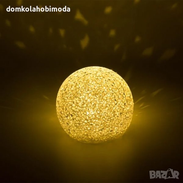 Декоративна Лед лампа на батерии 3 ААА,10 сантиметра, снимка 1