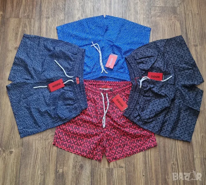 Страхотни мъжки къси шорти за плаж HUGO BOSS бански  размер S,M, L,XL,2XL, 3XL една 60лв , снимка 1
