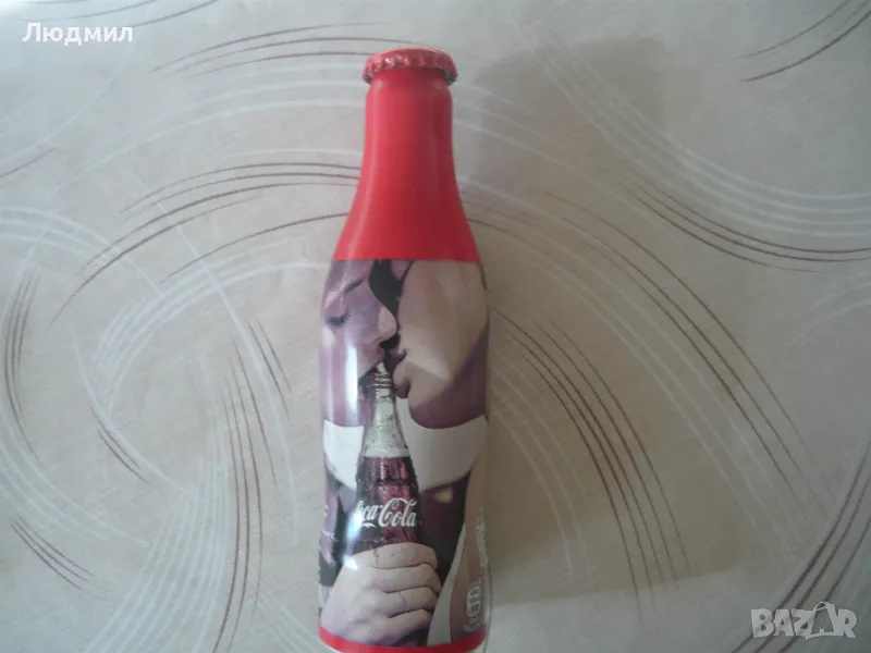 Метална бутилка Кока Кола, снимка 1